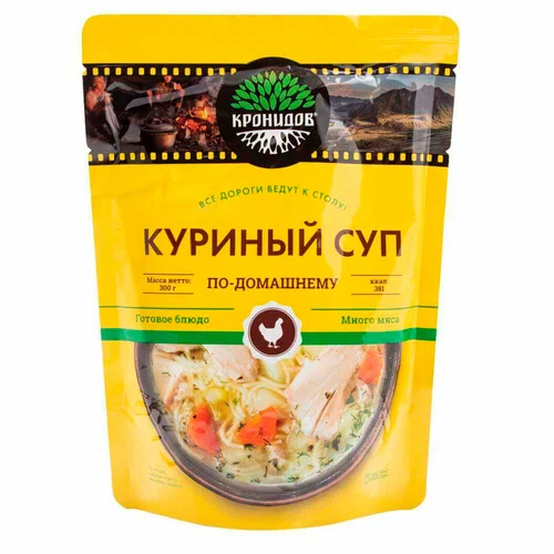 Куриный суп по-домашнему 300 г - доставка в СИЗО по России Общее дело