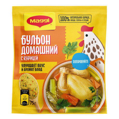 Бульон Maggi Золотой Куриный 65 - доставка в СИЗО по России Общее дело