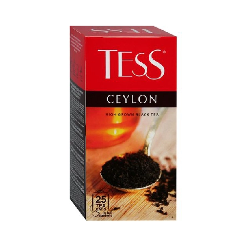 Чай черный Tess Ceylon в пакетиках 25 шт - доставка в СИЗО по России Общее дело