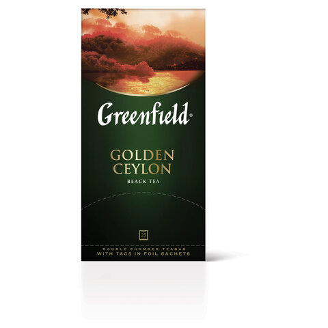 Чай черный Greenfield Golden Ceylon - доставка в СИЗО по России Общее дело