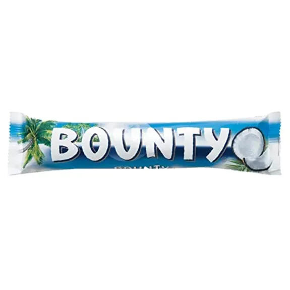 Конфета Bounty Баунти с нежной мякотью кокоса, покрытая молочным шоколадом 55 грамм - доставка в СИЗО по России Общее дело